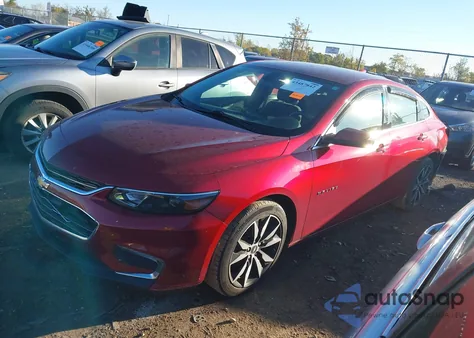 2018 Chevrolet Malibu Lt из США, поврежденный, VIN 1G1ZD5ST5JF287326